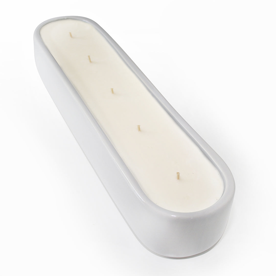 Large Baguette - Olive Green & Light Grey