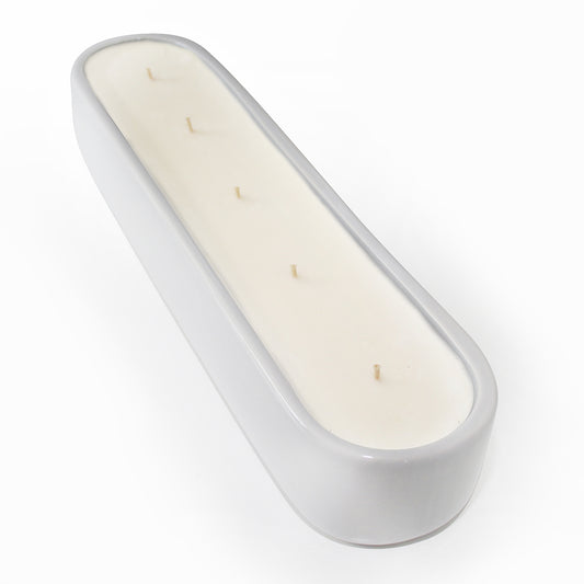 Large Baguette - Olive Green & Light Grey